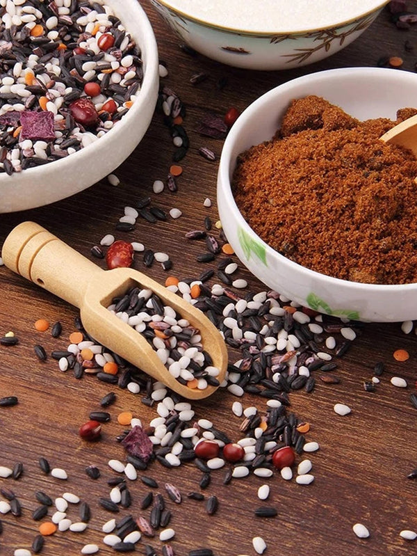 1pc Wooden Mini Spoon Scoops Salt shovel Round Handle Spice Mini Bath Salt Spoon - Ecart