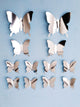 12pcs Mirror Surface Butterfly Sticker Butterfly Decorations Stickers 3D - Ecart