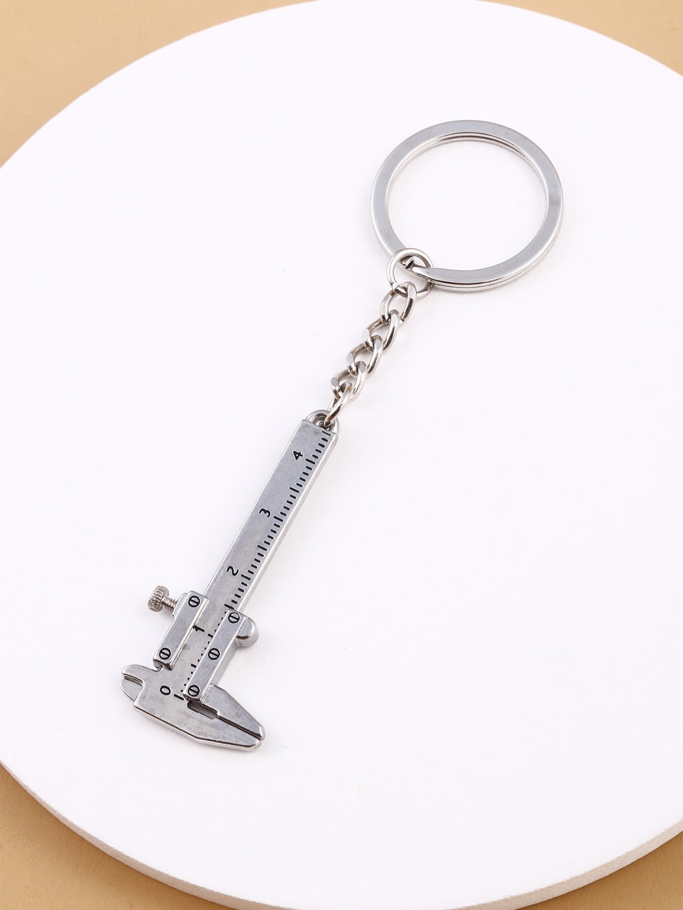 New Caliper Charm Keychain Birthday Gift Car Keys Chain Ring Jewelry Accessories