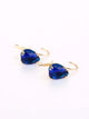 Water-drop Rhinestone Decor Earrings for Women Girls Ear Studs Jewelry Gift - Ecart