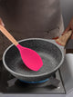 1pc Wooden Handle Random Color Cooking Spatula  Universal Heat Resistant Silicone Spoon Scraper Spatula - Ecart