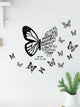 12pcs 3D Butterfly Sticker Removable Butterfly Wall Decor Adhesive Decal - Ecart