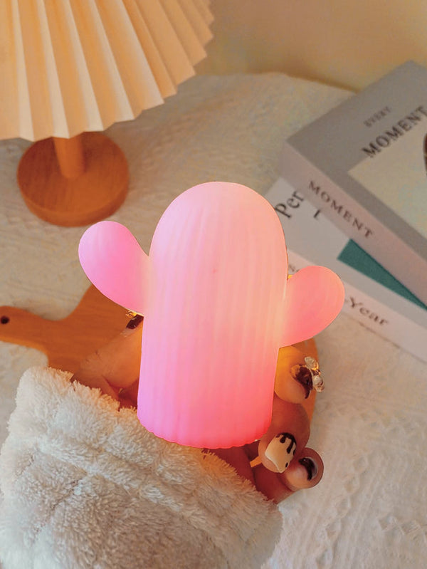 Cactus Shaped Night Light Decoration Bedroom Bedside Lamp Girls Gift Dream - Ecart