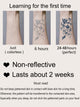 1sheet Star Print Tattoo Sticker Temporary Tattoos Fake Tattoo Body Art for - Ecart