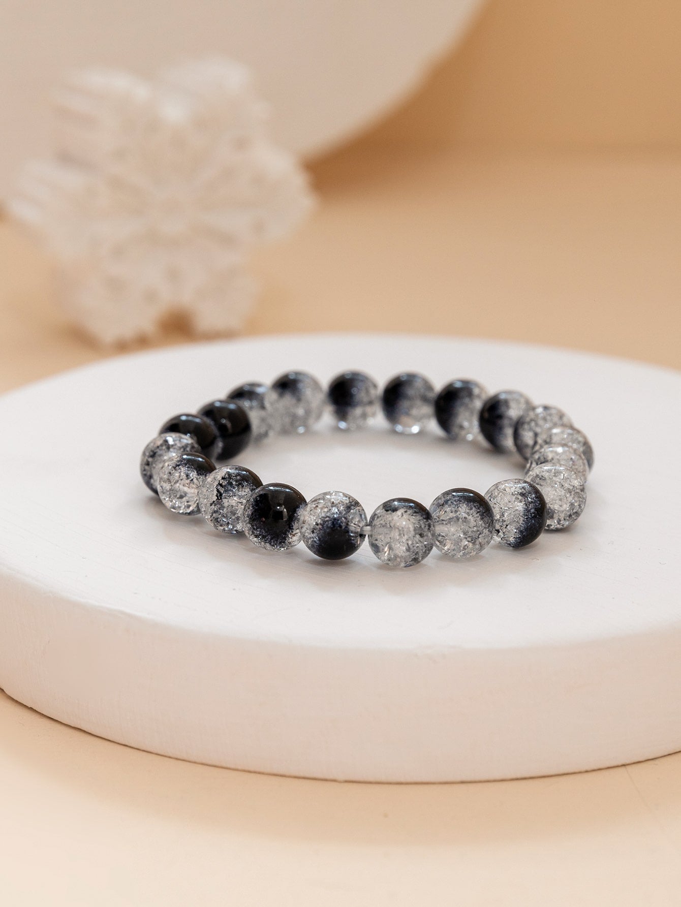 Ombre Beaded Bracelet Stretch Bracelets for Women Jewelry Gift Fashion Accessories