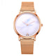 Vansvar fashion brand silver and gold mesh band creative marble wristwatch casual women quartz watches gift relogio feminino - Ecart