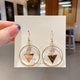 Triangle Circle Pendant Drop Charm Earrings For Women Girl Fashion Modern