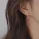 1Pair Swing Chain Stud Earrings Women Charms Earring Fashion Creative Jewelry