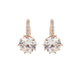 Rose Gold Color Crystal Ear Buckle Ear Studs Earrings Female Fashion Earrings