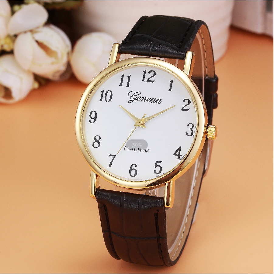 Fashion Temperament Men's Belt Quartz Watch