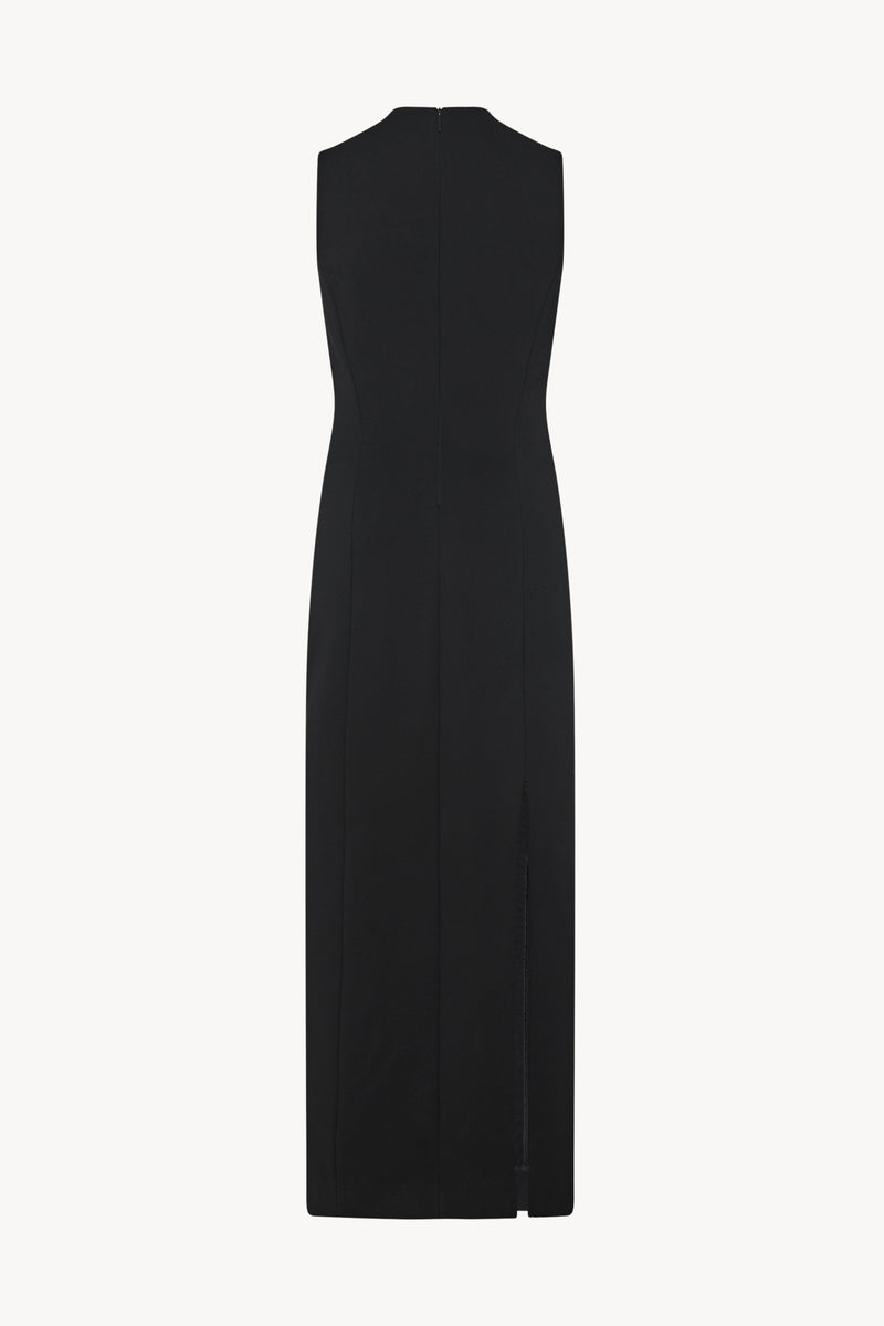 Opal Dress Black in Scuba – The Row