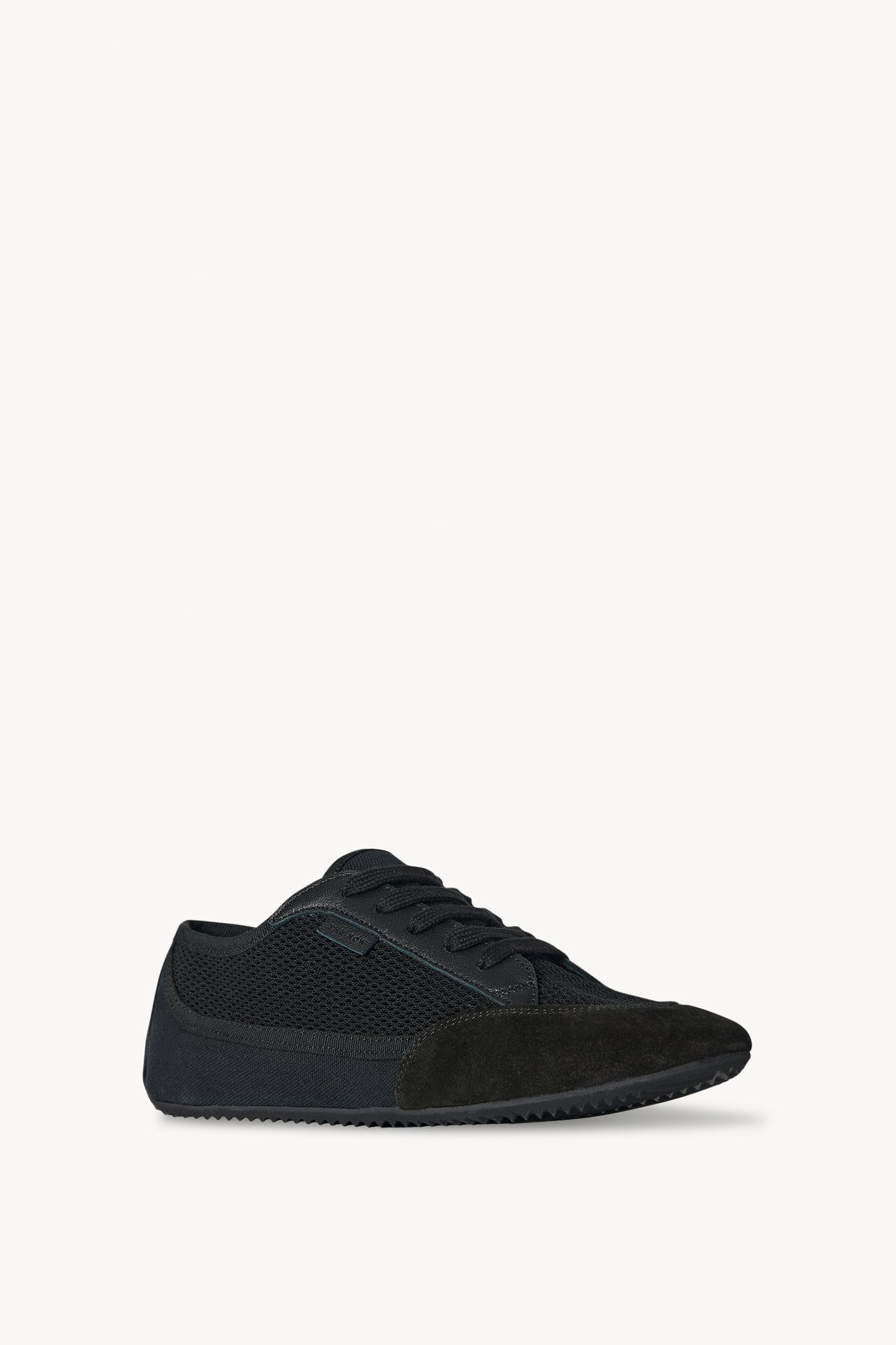 Bonnie Sneaker Black/black in Canvas and Suede – The Row