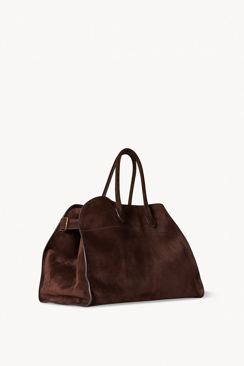 The row Soft Margaux 15 Bag in Suede-