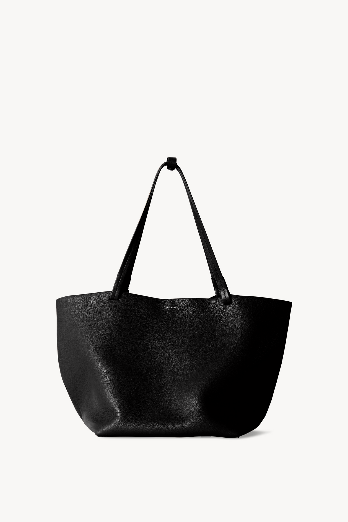 Park Tote Three Bag Black Pld in Leather – The Row