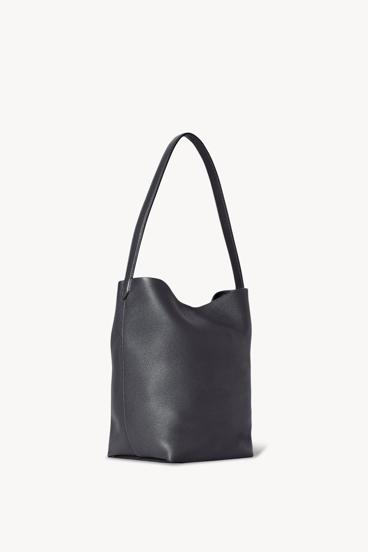 Medium N/S Park Tote Bag Black Pld in Leather – The Row