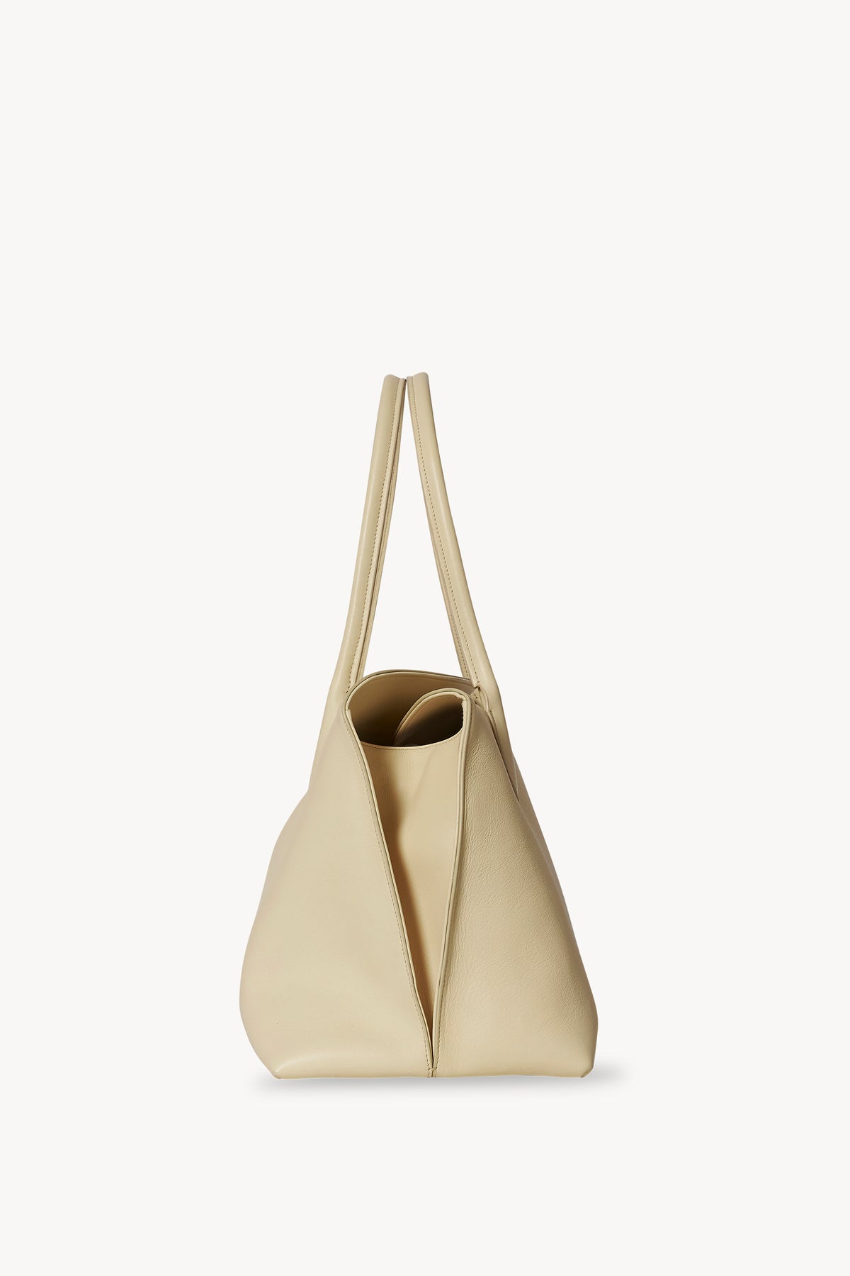 Gabriel Tote Parchment Pld in Leather – The Row