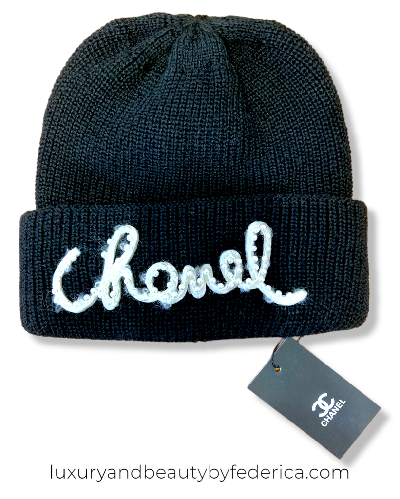 Chanel Beauty Beaded wool winter hat – Luxury And Beauty By Federica