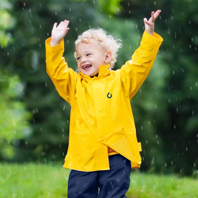 School Yellow Kids Raincoat - Team® Australia