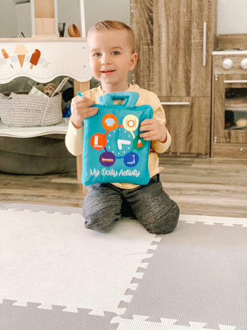 Amazon Prime Day Activity Book for toddlers; educational learning busy book for learning daily routines