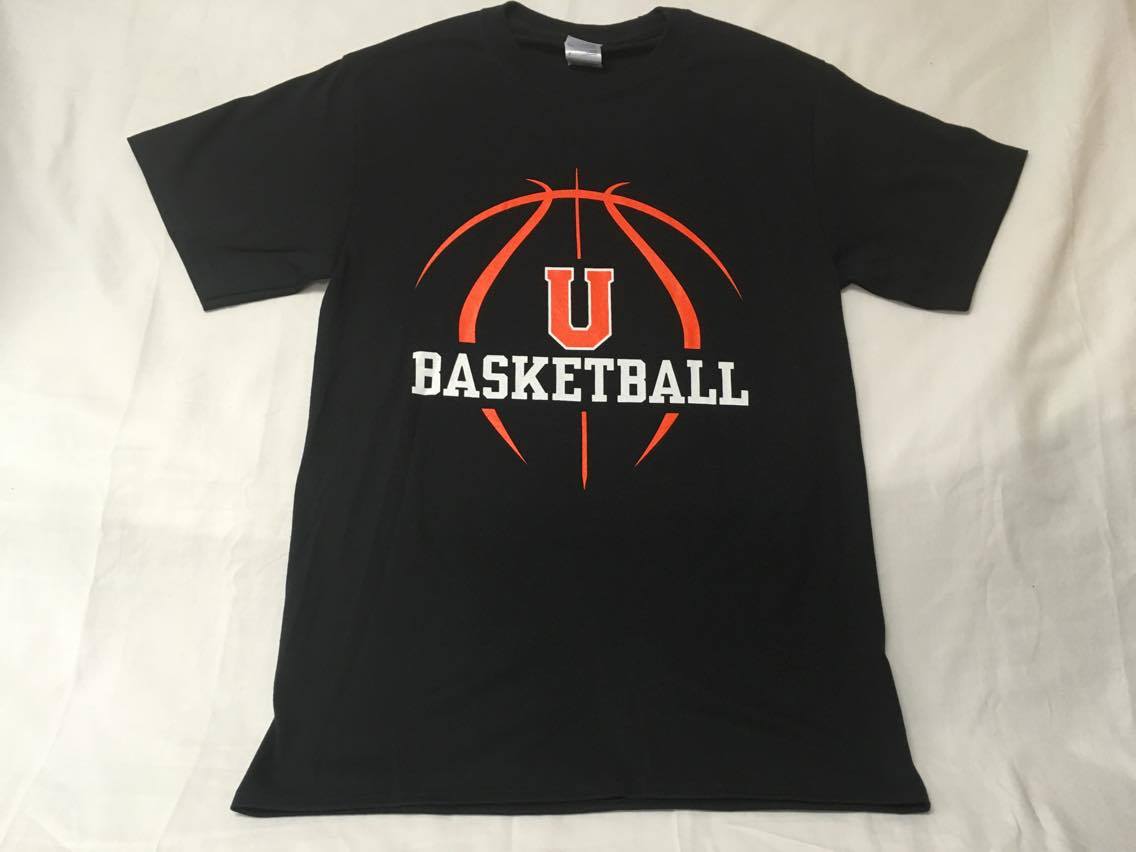 Black Outline Basketball Tee – Union College