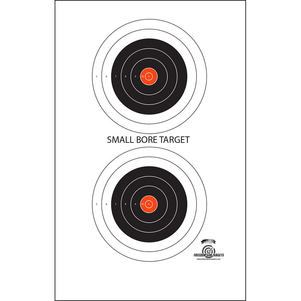 small bore air gun target 25 pack freedom gun targets