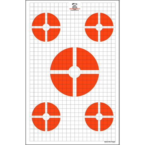 50 Yard Zero Sight-In Target - 25 Pack – Freedom Gun Targets