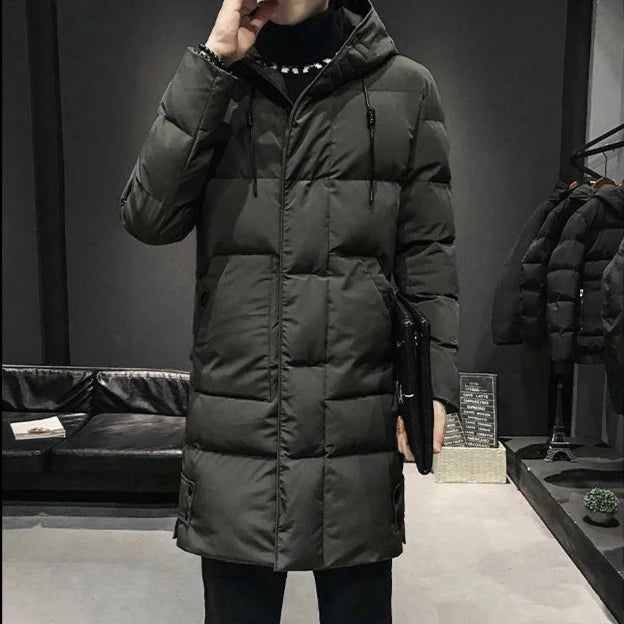 Luexco Men's Hooded Parka Coat