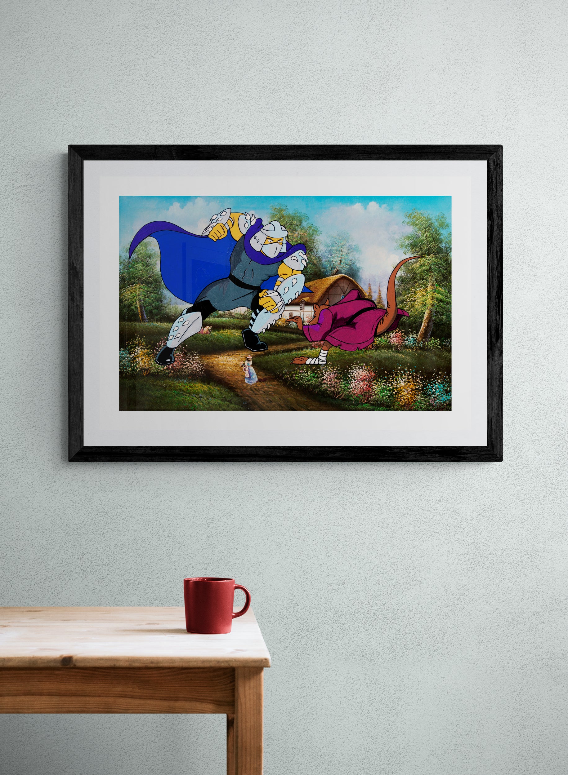 Shredder vs Master Splinter Platinum Giclee Print