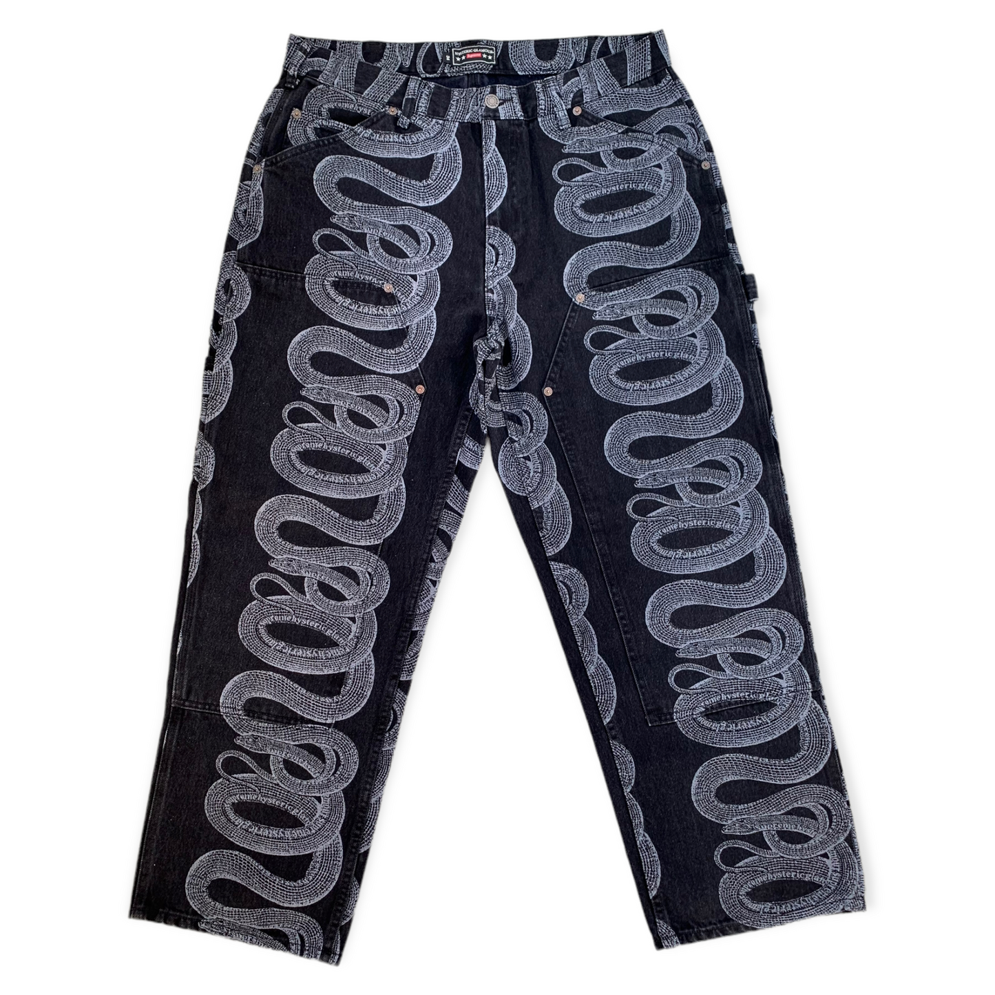 DEADSTOCK SUPREME HYSTERIC GLAMOUR DOUBLE KNEE PANTS (W34