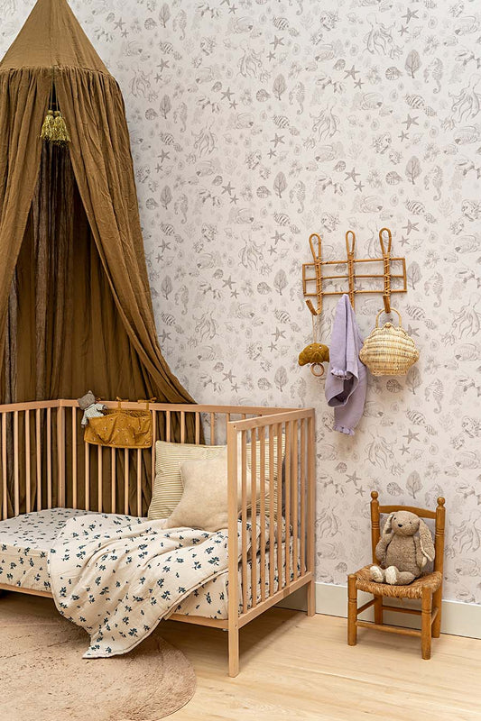 Omringd Blauwe plek samen Kinderkamer behang - Uniek behang bestel je bij Little Amour – Little Amour  kinderkamer behang