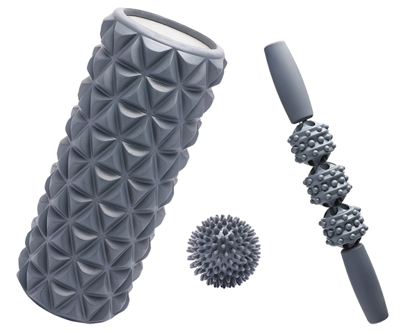 Yoga Foam Roller Massage Stick and Ball for Painful Tight Muscles