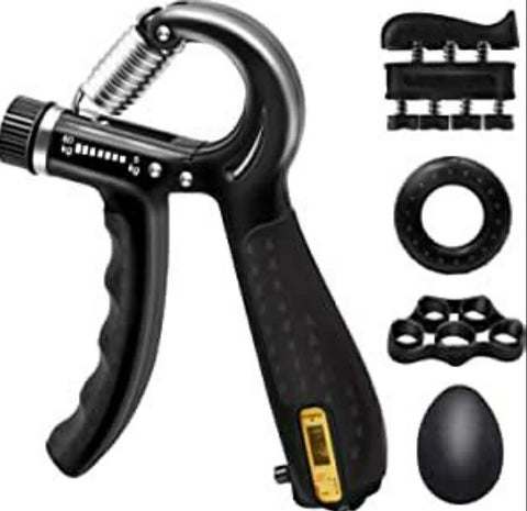 5-Piece Hand Grip Enhancer Adjustable Heavy Hand Gripper Fitness