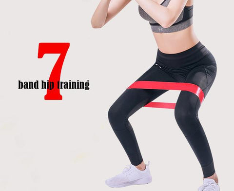 7 resistance band gluteal muscle intensive training