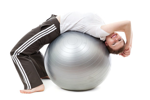 stability ball exercises for beginners