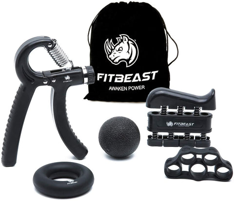 FitBeast Hand Grip Strengthener Workout Kit (5 Pack)