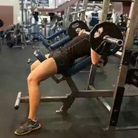 Incline bench-press bench