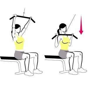 Parallel-arm lat bar