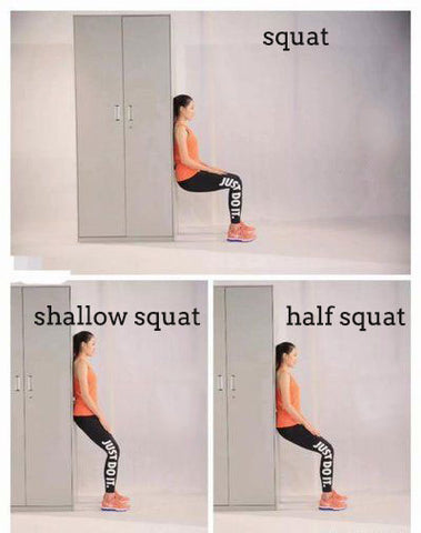 Squat against the wall