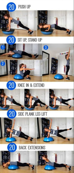 BOSU balance trainer