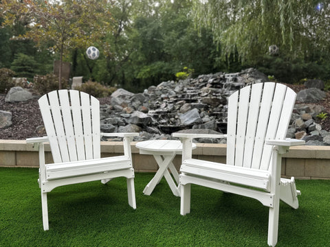 folding adirondack chair white poly furniture