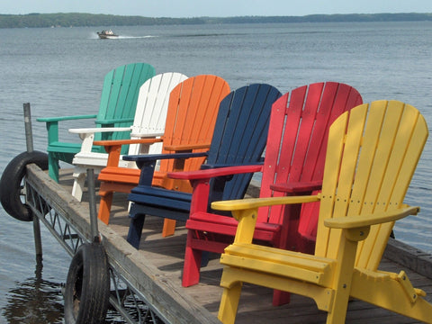 poly adirondack chair color ideas