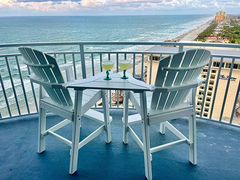 white tall adirondack chairs