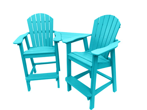 teal poly outdoor furniture