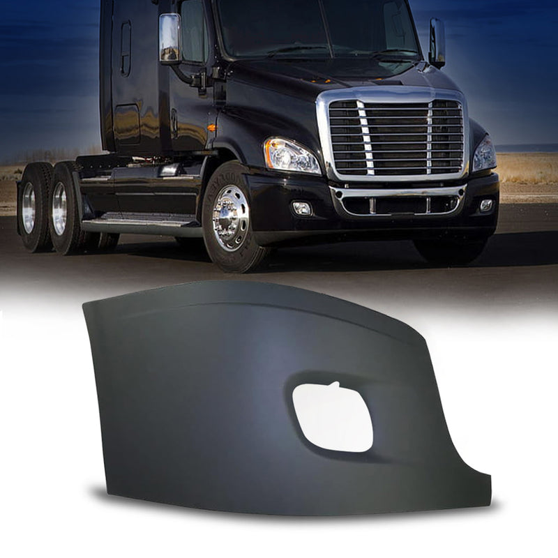 Outer Bumper Cover w Fog Light Hole for 08-17 Freightliner Cascadia - Right Side