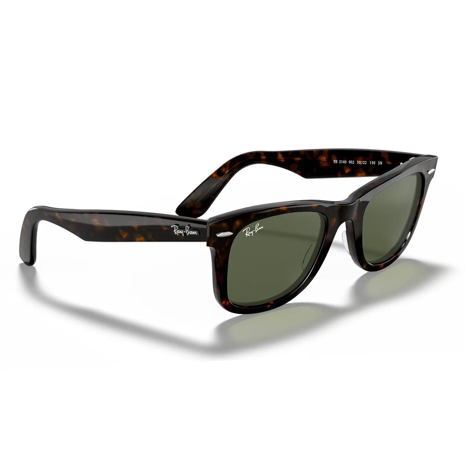 Lentes Sol Ray-Ban RB 2140 902/G15 Wayfarer Clásico Habana - CAPRI LUSSO Sunglasses & Watches