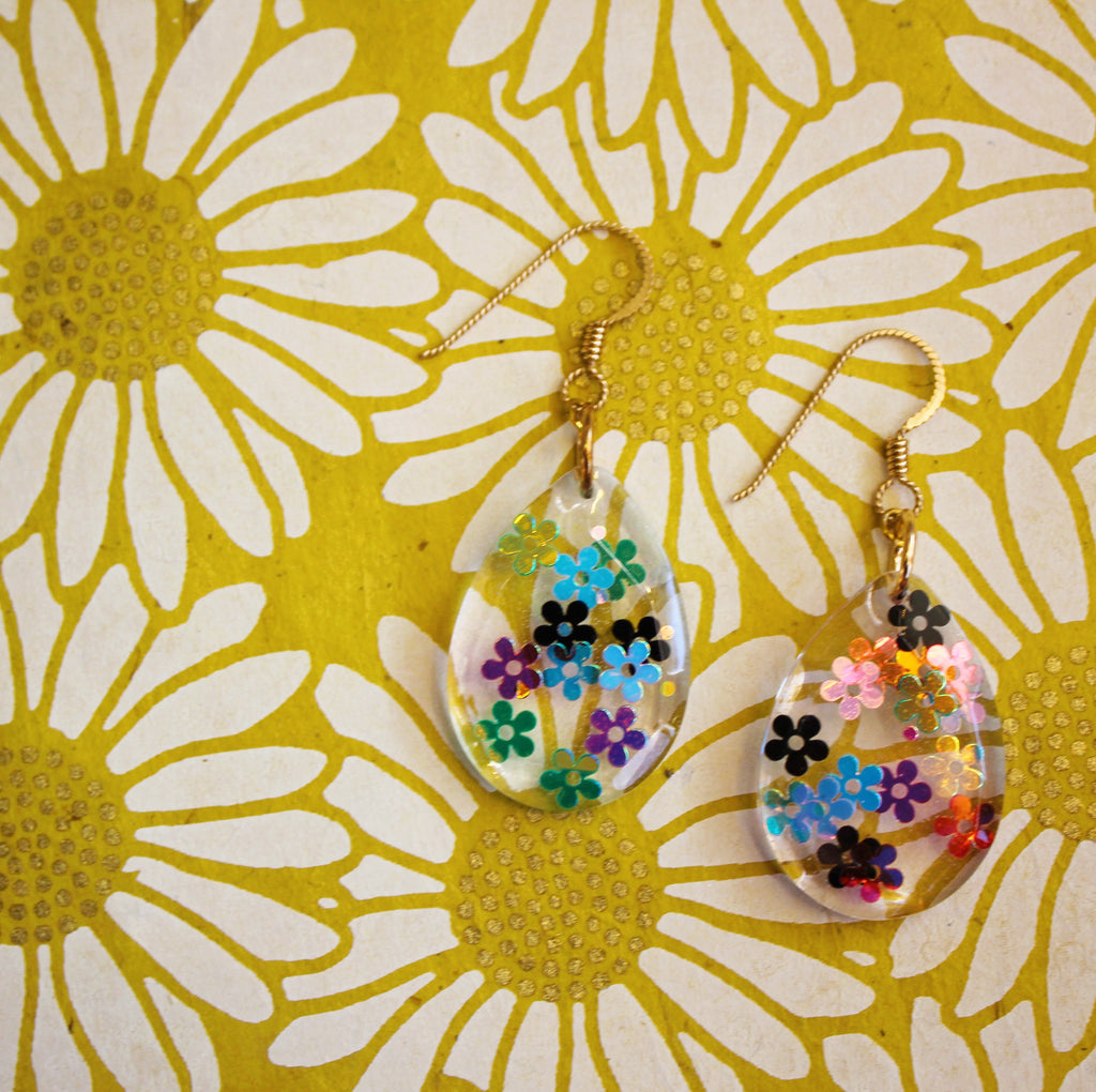 Flower Power Georgia Earrings by Coco's Musings at Coco and Duckie