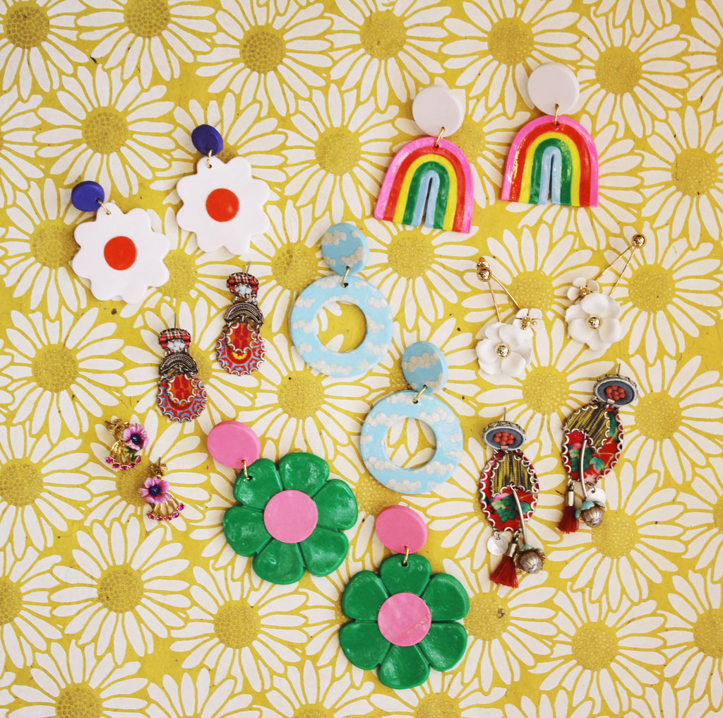 Some florally inspired statement pieces from our Flower Power Collection! xo Coco and Duckie