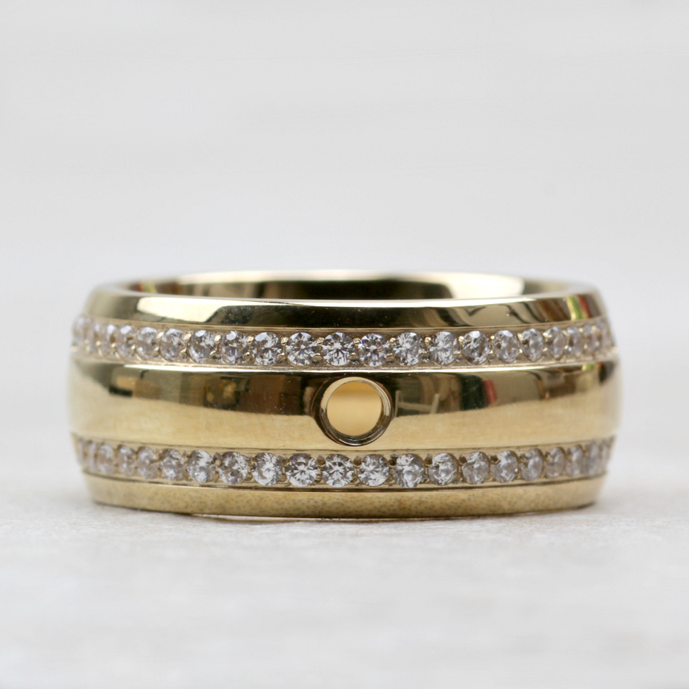 Qudo Interchangeable Lecce Ring | Gold | Coco and Duckie