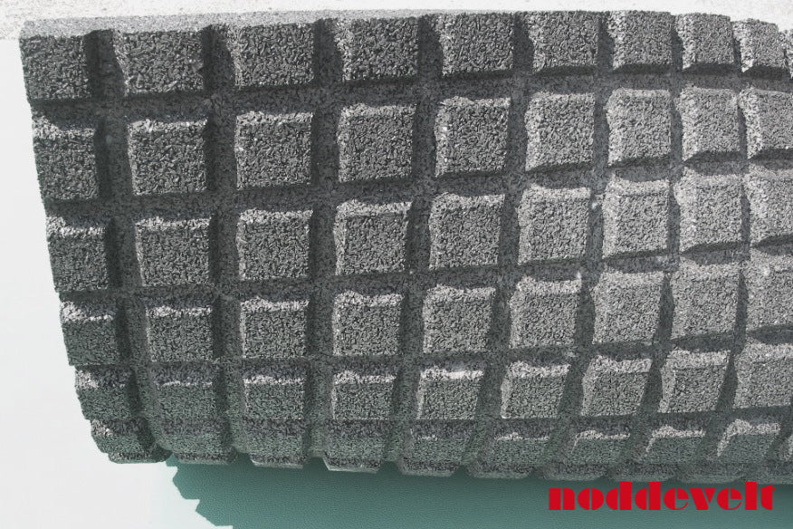 Aantrekkingskracht Vruchtbaar vloeiend Granulaattegel rubber waterdoorlatend 40mm | Noddevelt