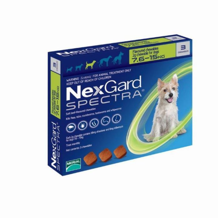 Nexgard Spectra Chewables for Dogs Extra Large 30.1-60kg – Your Pet PA NZ